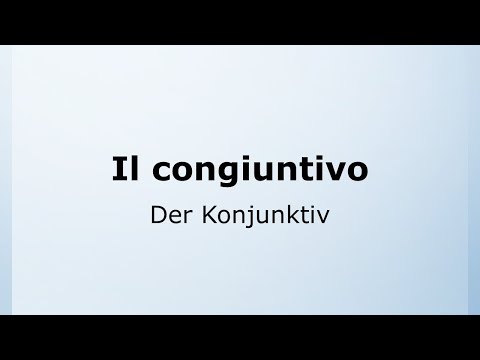 63 - Der Konjunktiv | Il modo congiuntivo in italiano | Italienisch leicht gemacht mit Ottimo! 🇮🇹