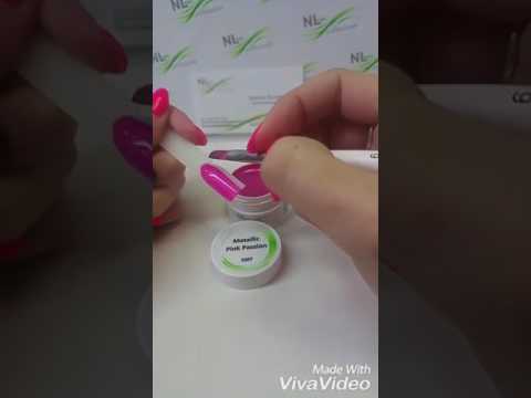 Video UV, LED metalický barevný gel METALLIC PINK PASSION 5ml