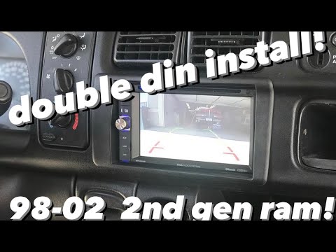 98-02 Dodge Ram Double din install DIY