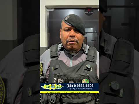 Cavalaria retira 4rma de circulação em Peixoto de Azevedo.