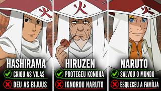 A MELHOR E A PIOR COISA QUE CADA HOKAGE FEZ EM NARUTO