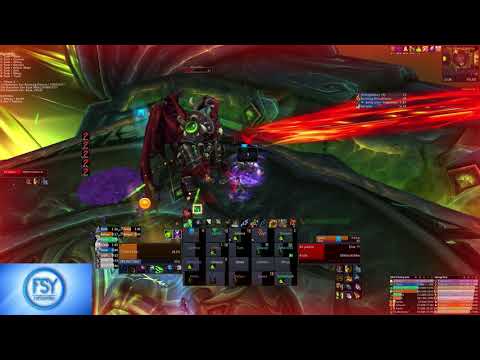 FatSharkYes vs Kil'jaeden Mythic - First kill - Resto Druid PoV