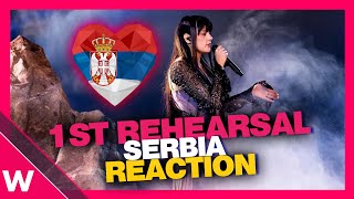 🇷🇸 Serbia First Rehearsal (REACTION) Teya Dora Ramonda @ Eurovision 2024