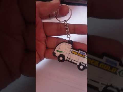 Silicone Rubber keychains Tata Ace Gold