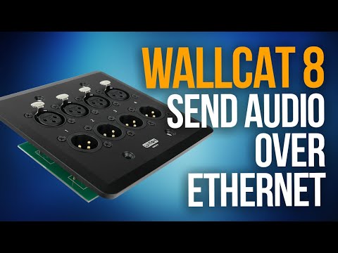 HOW TO SEND AUDIO OVER ETHERNET WITH THE WALLCAT 8 | Unboxing and Review