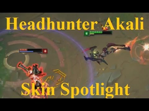 Headhunter Akali Skin Spotlight - Latest in the Headhunter Skin Series