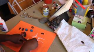 Pinecone Art- Homeschool Art Activity