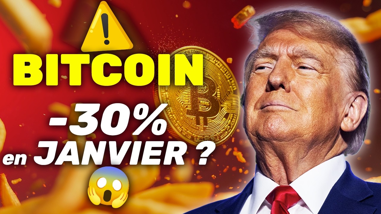 BITCOIN GROSSE CORRECTION en JANVIER ? ça risque de PIQUER 😱