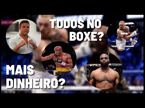 LUTADORES do UFC no BOXE!