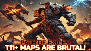 POE2 Warrior Gameplay: Conquering T11+ Maps – The Struggle is Real!