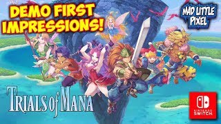 Trials Of Mana Remake Demo First impressions! Nintendo Switch