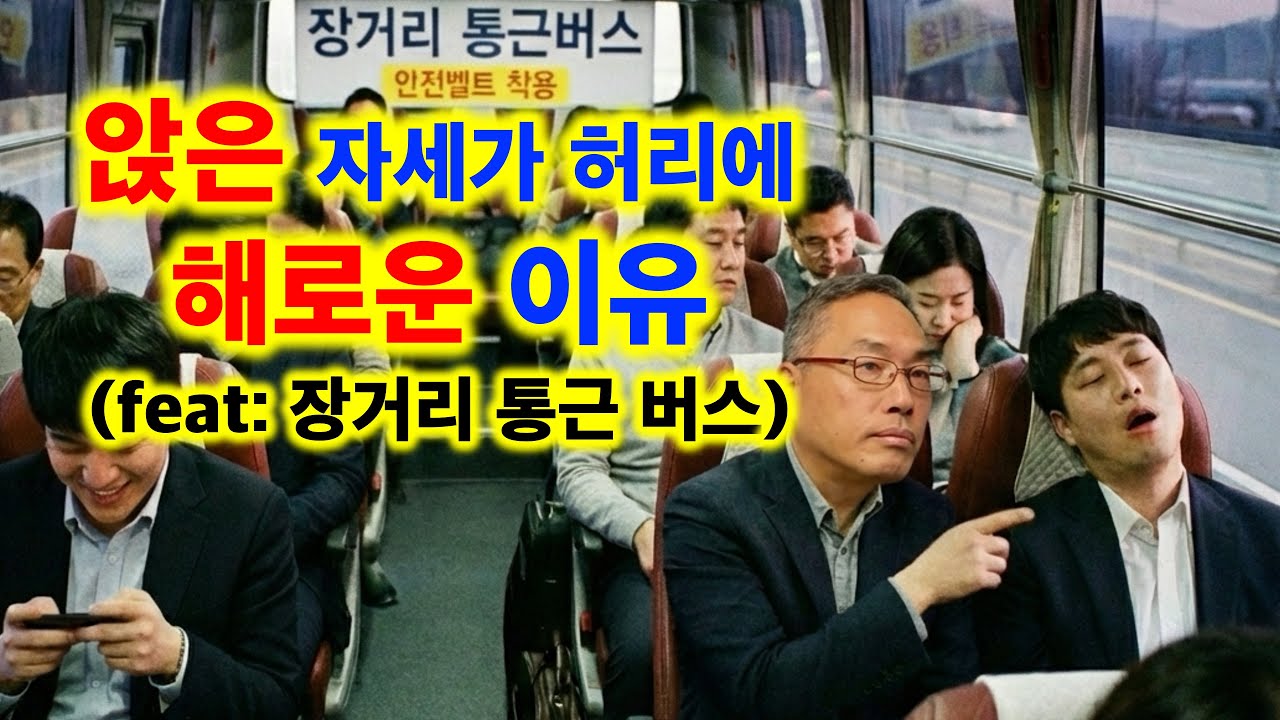 앉으면 허리가 아픈 이유(feat: 장거리 통근 버스)