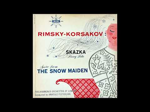 Rimsky-Korsakov:  Suite from the Snow Maiden.  Philharmonia Orchestra of London.  (1953).