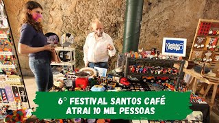 Festival Santos Café atrai 10 mil pessoas entre atividades presenciais e virtuais