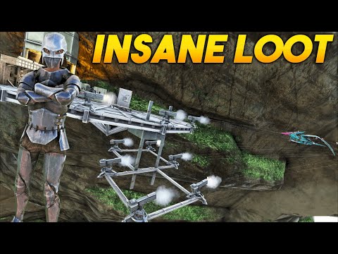 SOLO Raiding A Insane Hidden Location For Huge Loot - ARK