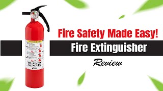 Fire Safety Made Easy: Kidde Fire Extinguisher for Home | Review