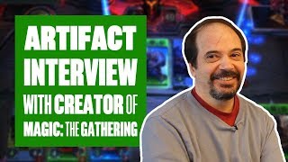 We interview Artifact&#39;s lead designer, Richard Garfield (AKA the creator of Magic: The Gathering)