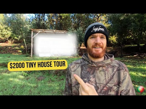 Could you live in this tiny house? Check our the amazing views over our quinta in Central Portugal