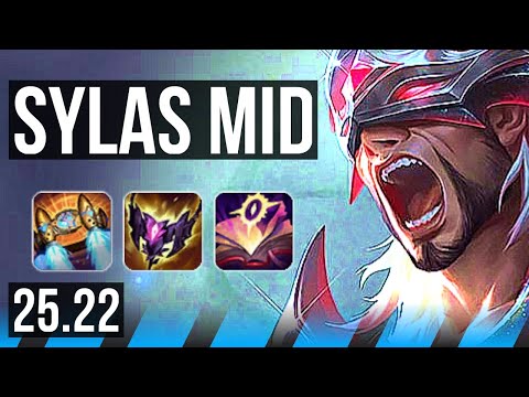 SYLAS vs YASUO (MID) | 13/0/5, Legendary | EUW Master | 25.22