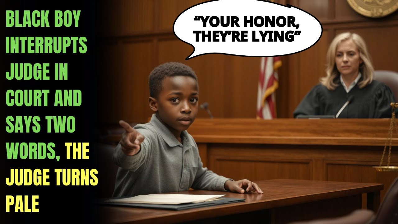 Black Boy Interrupts Judge In Court And Says Two Words, The Judge Turns Pale
