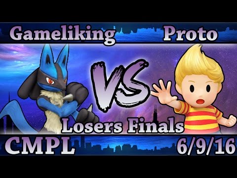 CMPL 5 - Gameliking (Lucario, Greninja) Vs. Proto (Lucas) Smash Wii U Losers Finals - Smash 4