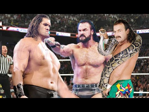 Great Khali vs Drew Mcintyre Jake Snake Roberts Match