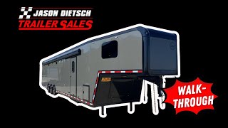  48' Aluminum Gooseneck Racing Trailer United (WALK-THROUGH)