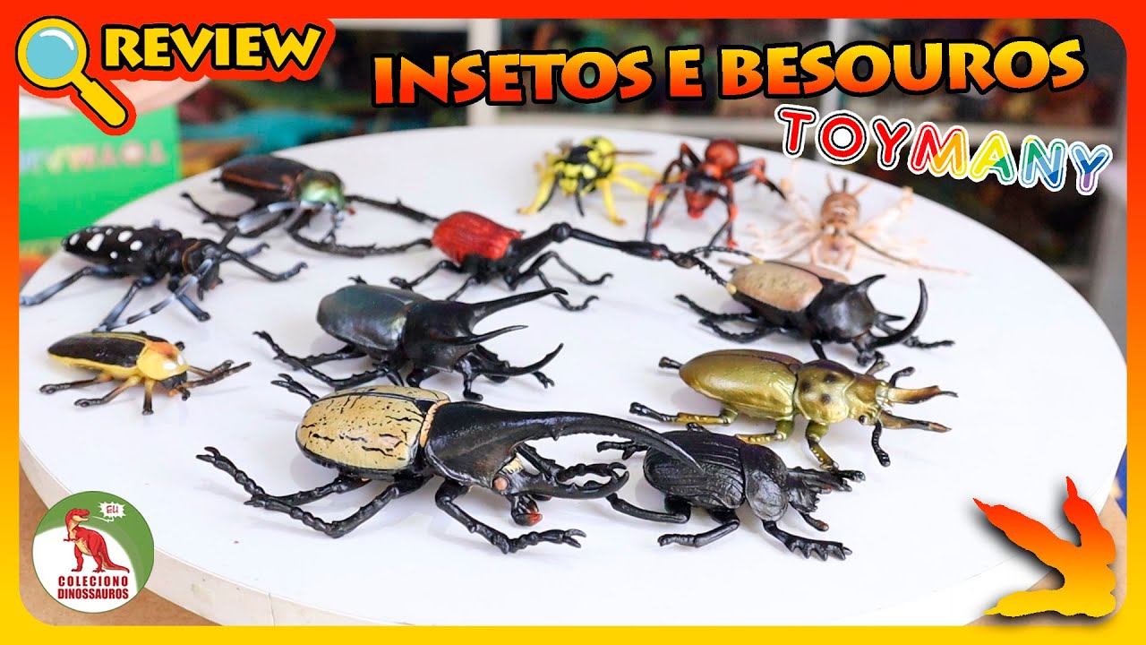 Conjunto Insetos e Besouros Toymany - Review PT_BR