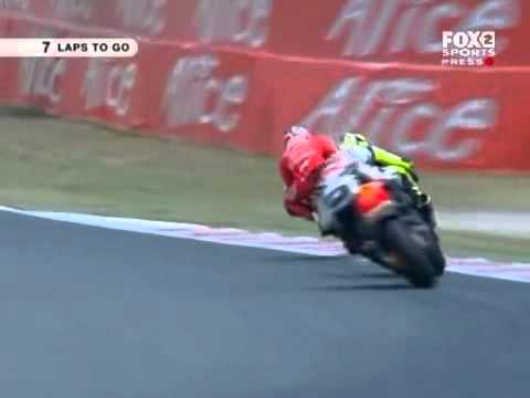 MotoGP Rossi vs Stoner and Pedrosa Catalunya 2007