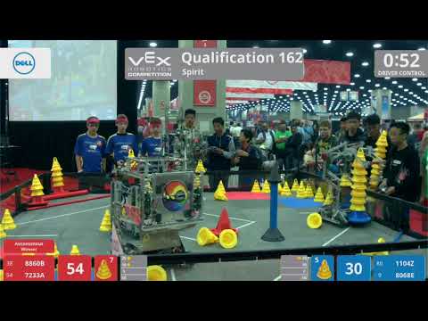 2018 VRC-MS Spir Q162 - 8860B 7233A vs 1104Z 8068E - 78 to 63