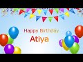 Happy Birthday Atiya