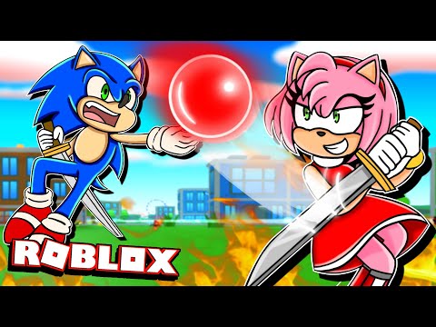 ☄️ BLADE BALL!! - Sonic & Amy Play ROBLOX