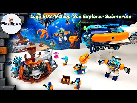 🟠🔵Lego® 60379 : Deep-Sea Explorer Submarine - Speed Build | Presentation