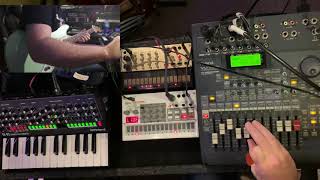 Video thumbnail for Roland VM-3100 Mixing Workstation - effects on guitar - a quick jam with SE-02, Volca Sample & Keys by Expanding Sound