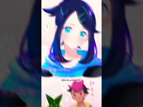 mereka berdua Sama-sama salting 😅😁😉//Liko x Roy 🥰😘😘🥰//anime pokemon horizonS 🤍😊😊