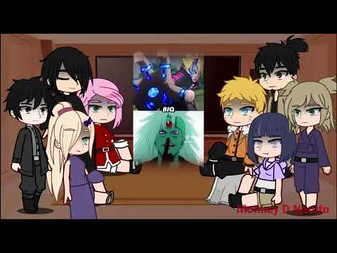 || Past Generation React To The Two Blue Vortex || React To Boruto & Himawari & Sarada ||