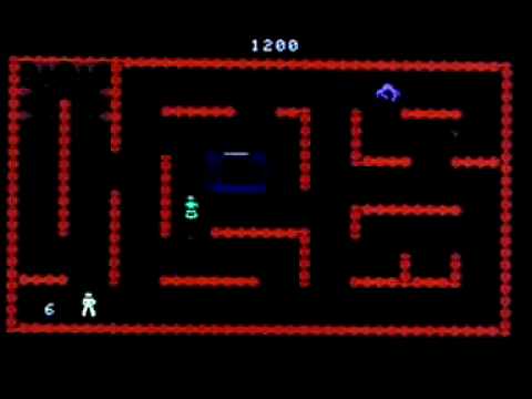 Night Stalker on the Mattel Aquarius vintage home computer. Gameplay & Commentary