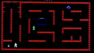 Night Stalker on the Mattel Aquarius vintage home computer. Gameplay & Commentary