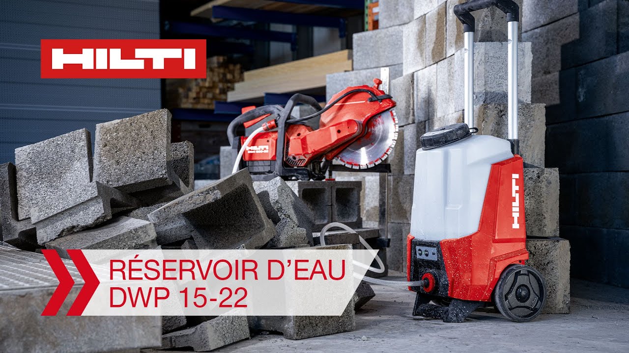 Réservoir d'eau sur batterie DWP 15-22