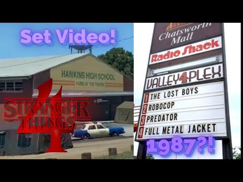 Stranger Things 4 SET PHOTOS + VIDEO! (1987 Setting? + More)