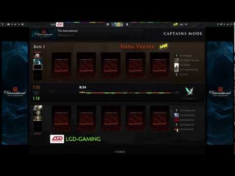 The International 2 - LGD vs Na`Vi - Winner Bracket Semifinals, Game 1