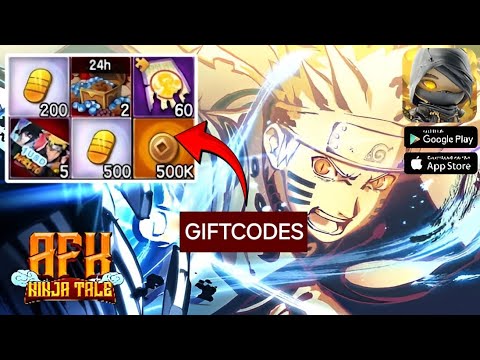AFK Ninja Tale Gameplay & All 3 Giftcodes | 3 Redeem Codes - How to Redeem Code