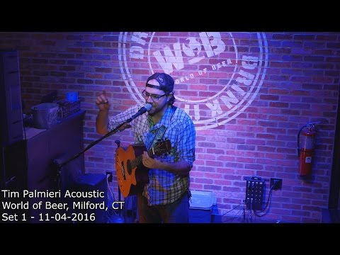 Tim Palmieri Solo Acoustic - Set 1 - World of Beer, Milford, CT, 2016-11-04 [1 cam 4k, multitrack]