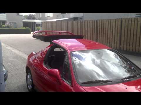 Werkend dak CRX Del Sol!