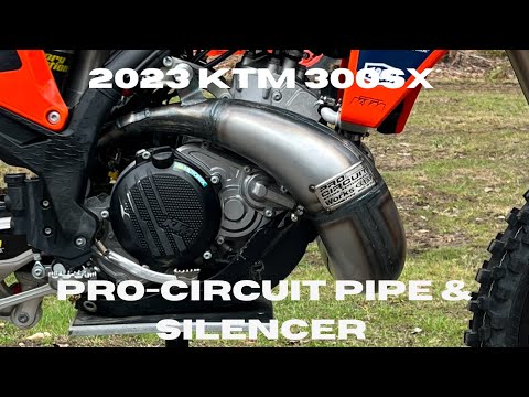2023 KTM 300SX PRO-CIRCUIT PIPE & SILENCER