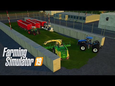 Making Silage BIG FARM | Farming Simulator 19 Time lapse  EP#6 |