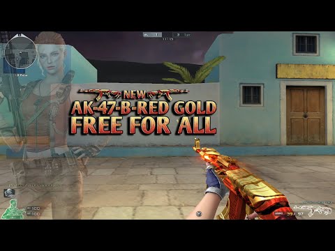 Crossfire West | *NEW* AK-47-B-Red Gold Free For All Game Played