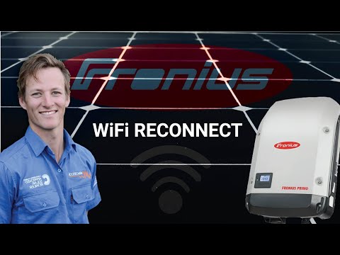 Part of a video titled How to Re-Connect Your Solar Inverter to a WiFi Network | 2020