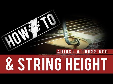 How To Setup An Acoustic Guitar and Reduce String Height with Lindo Guitars