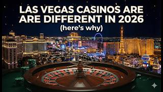 Las Vegas Casinos Are Different in 2026 (here's why)
